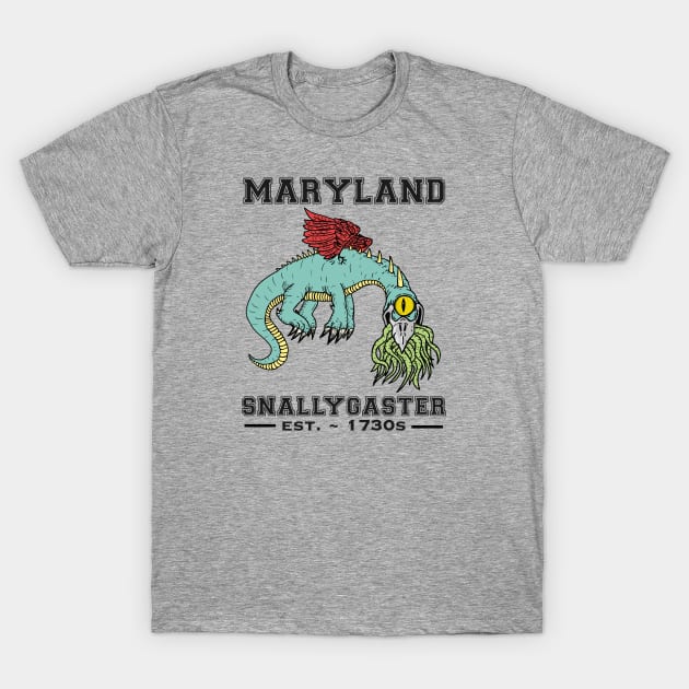 Maryland Cryptid the Snallygaster T-Shirt by SNK Kreatures